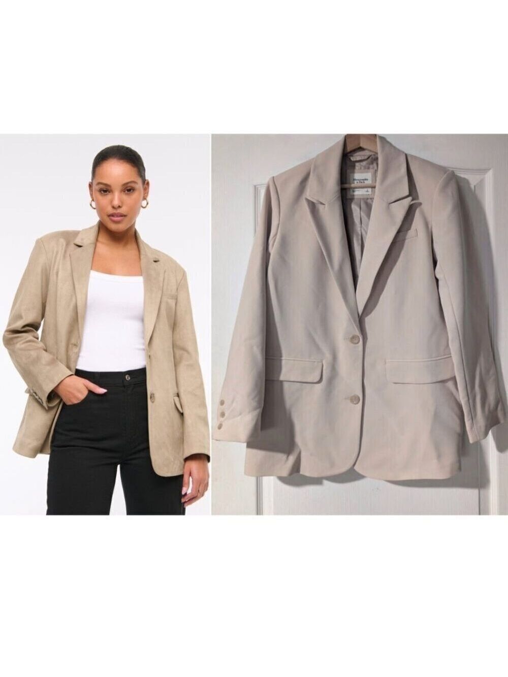 Abercrombie & Fitch | Slouchy Blazer In Tan